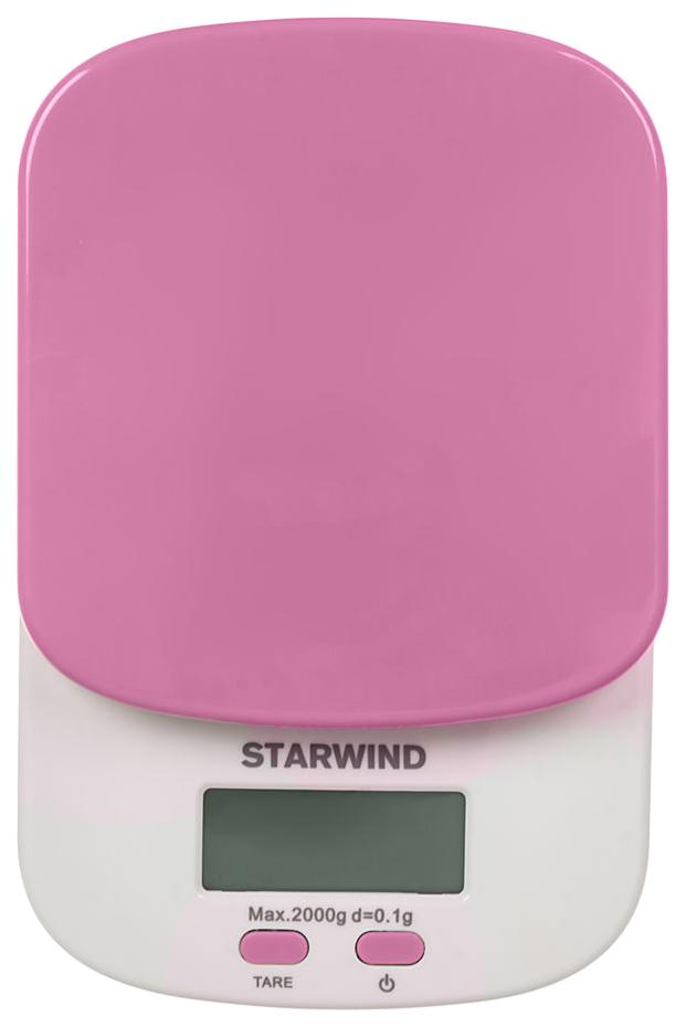 Кухонные весы Starwind SSK2157 розовый