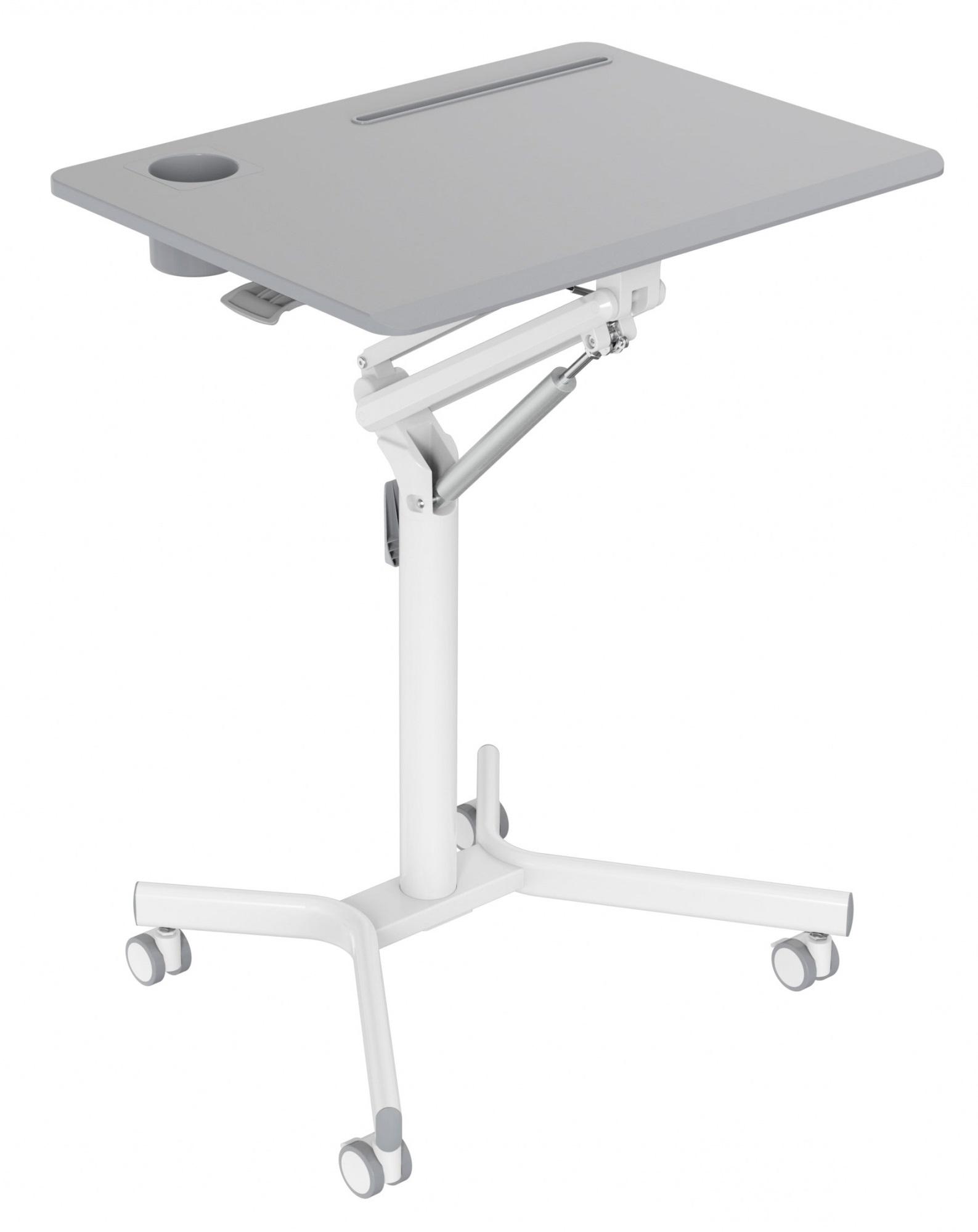 Стол для ноутбука Cactus VM-FDS101B серый (CS-FDS101WGY)