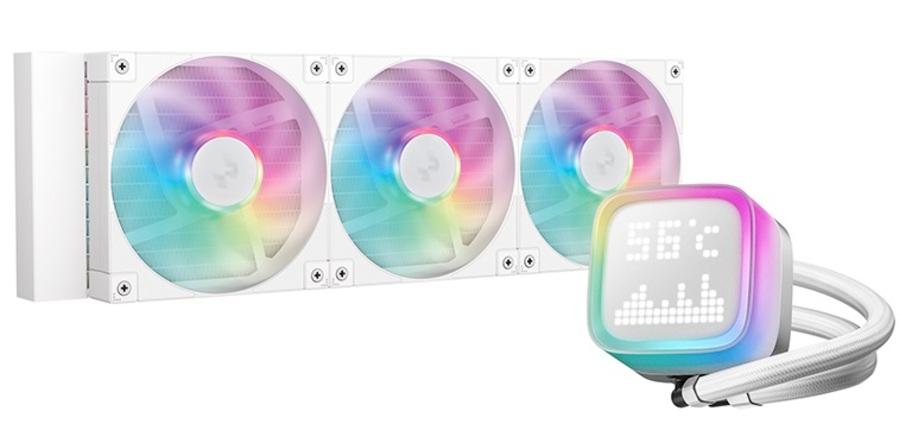 Система жидкостного охлаждения для процессора DeepCool LP360 WH (R-LP360-WHMSMC-G-1)