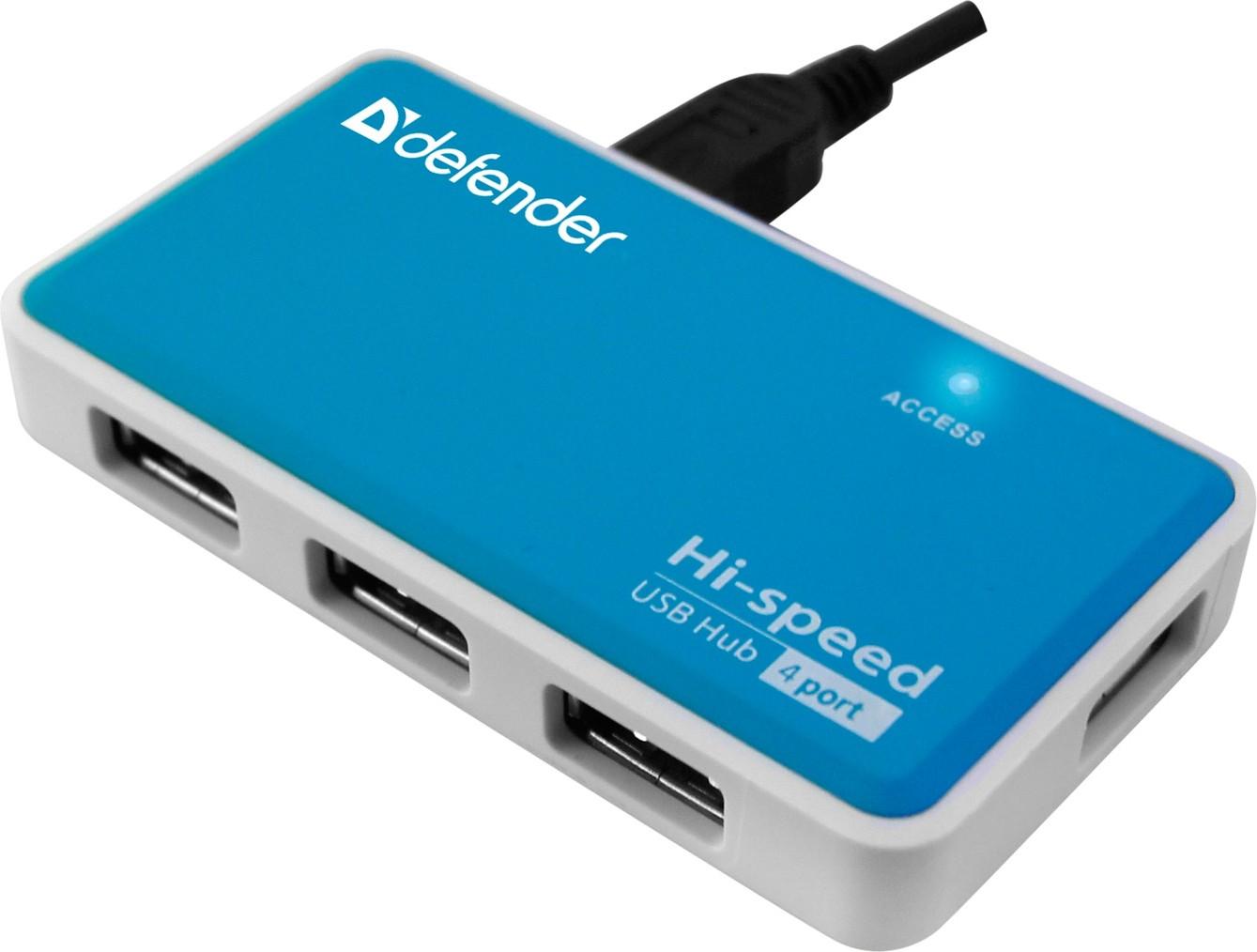 USB-хаб Defender Quadro Power (83503)