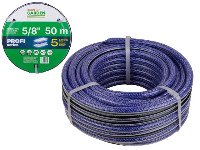 Шланг поливочный 5/8" 50м STARTUL GARDEN PROFI (ST6038-5/8-50) (5 слоев)