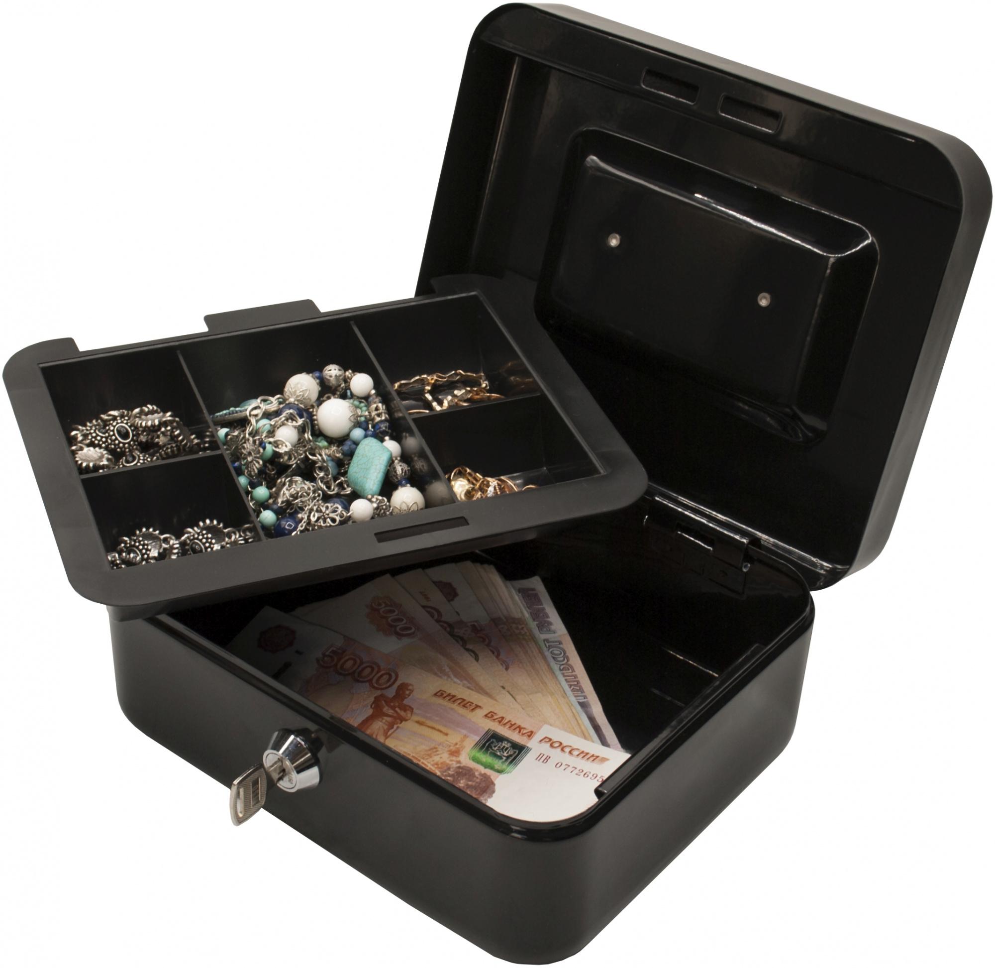 Ящик для денег Silwerhof 1873391 черный