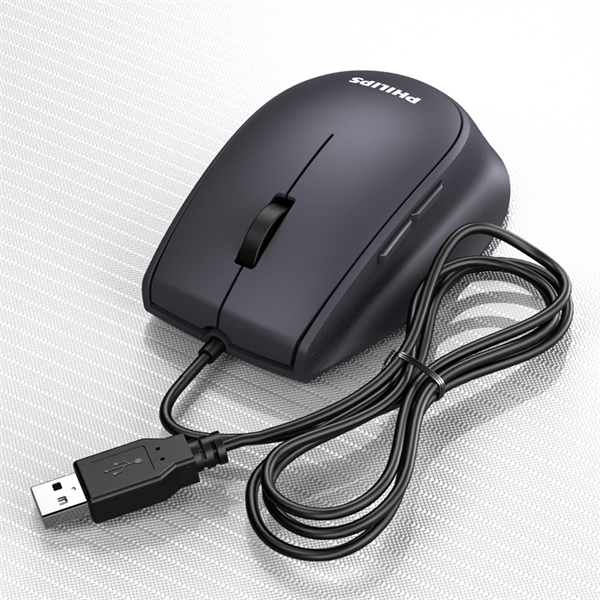 Мышь Philips SPK7327 черный (SPK7327B/60)