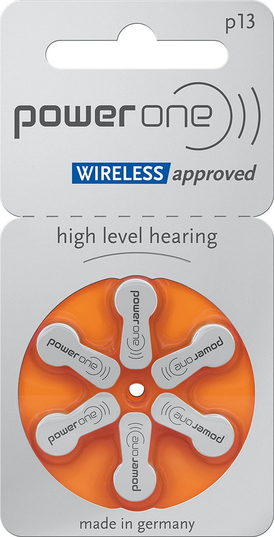 Батарейка Power One Zinc-Air p13 BL6