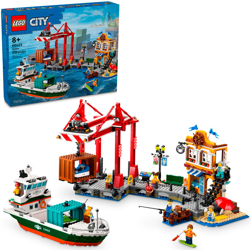 Конструктор Lego City Морской порт с грузовым судном (60422)