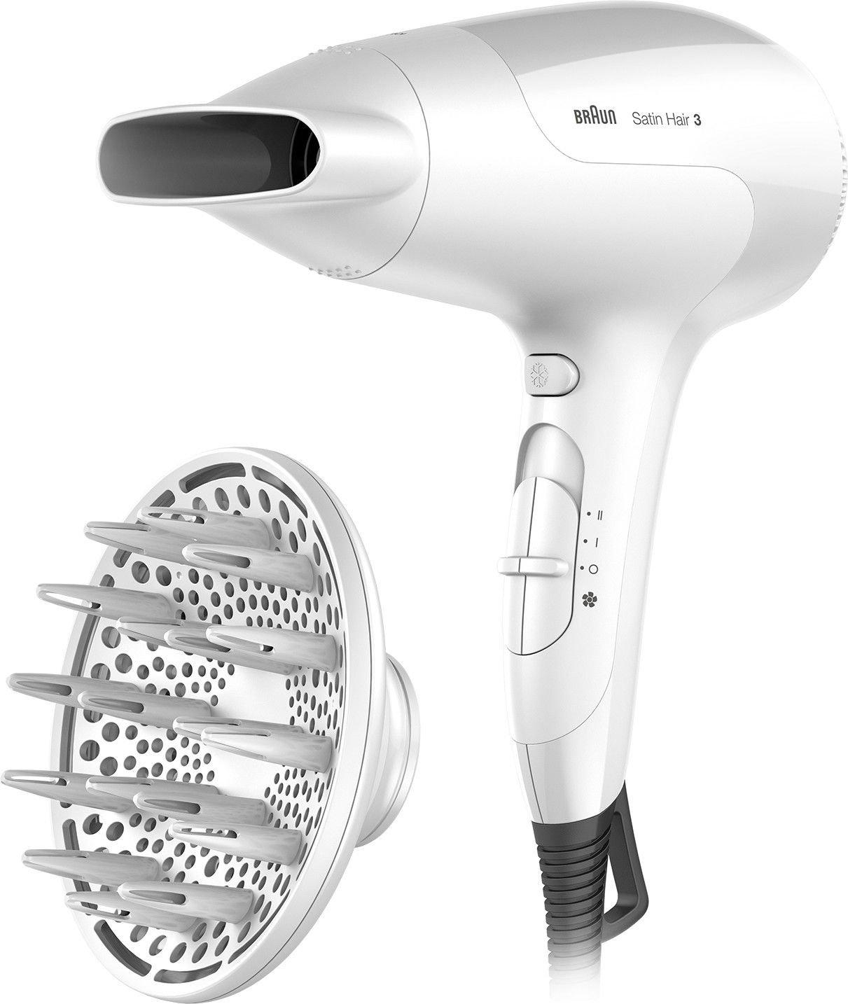 Фен Braun BRHD385E белый