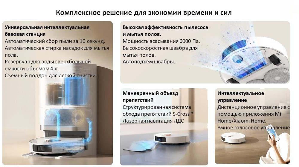 Робот-пылесос Xiaomi X20+ EU (BHR8124EU)