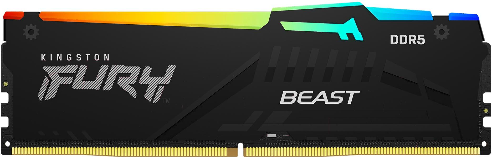Оперативная память Kingston Fury Beast 32GB DDR-5 RGB (KF560C36BBEA-32)