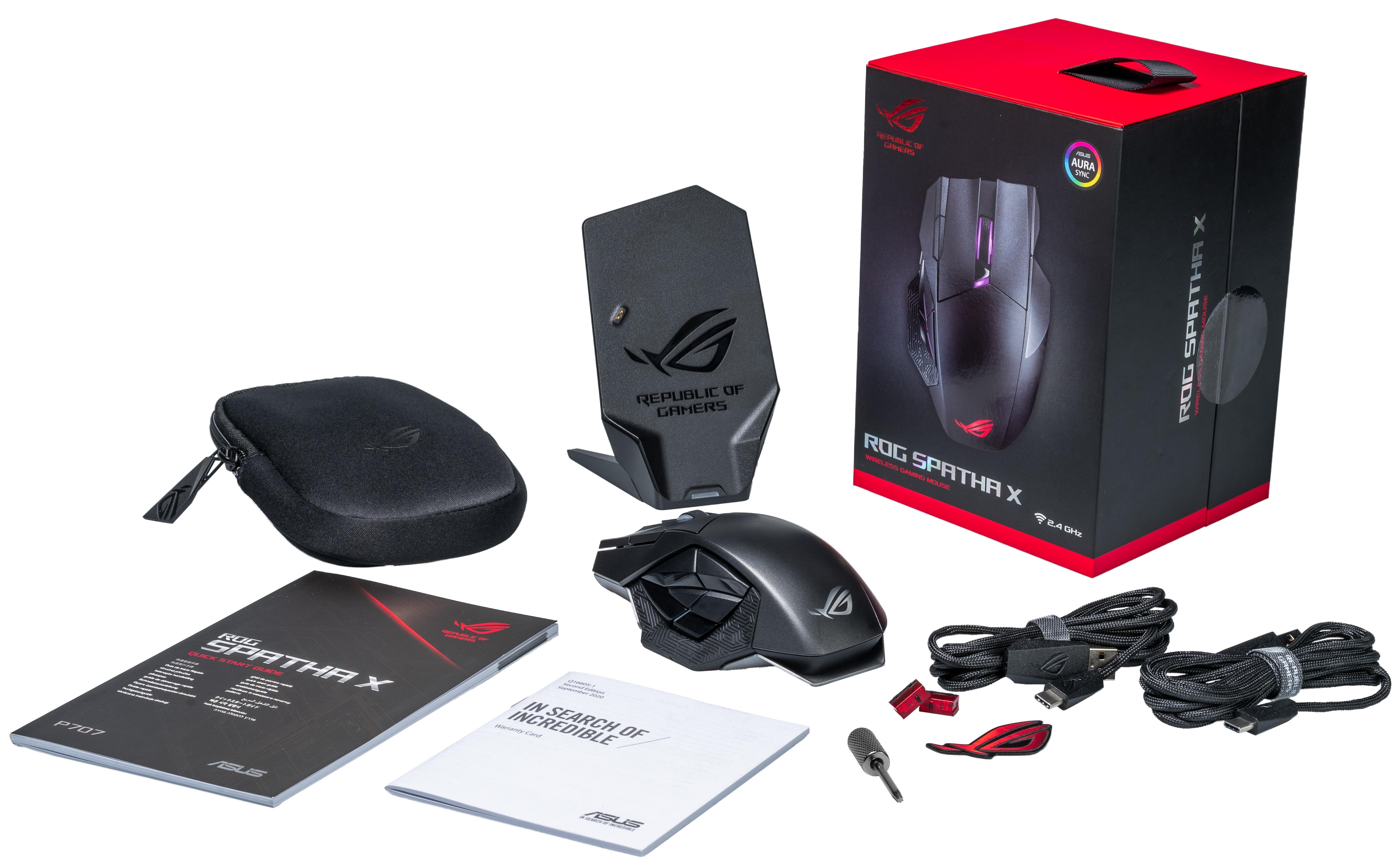 Мышь Asus P707 ROG Spatha X (90MP0220-BMUA00)