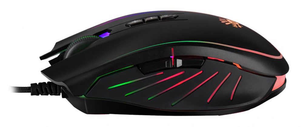 Мышь A4Tech Bloody Q81 Curve черный