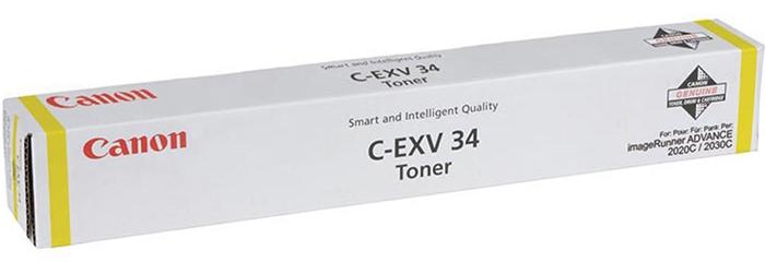 Тонер Canon C-EXV34Y желтый (3785B002)
