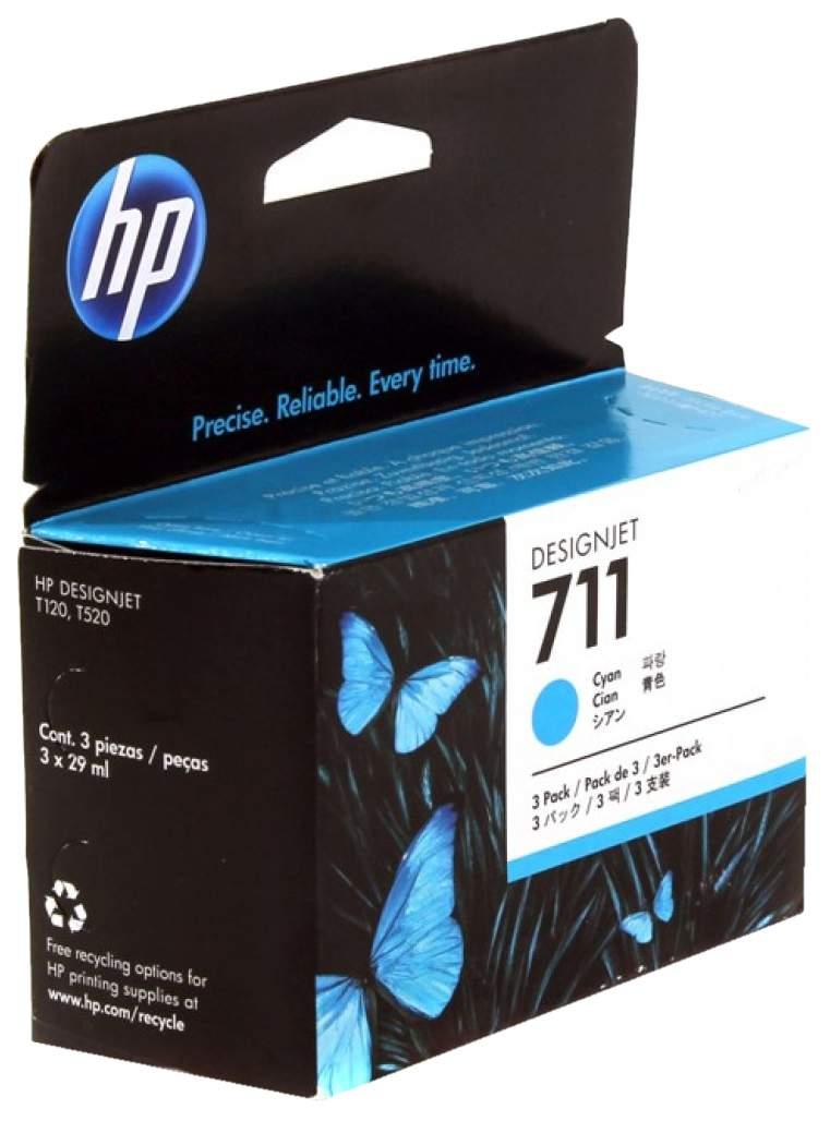 Картридж HP 711 голубой (CZ134A)