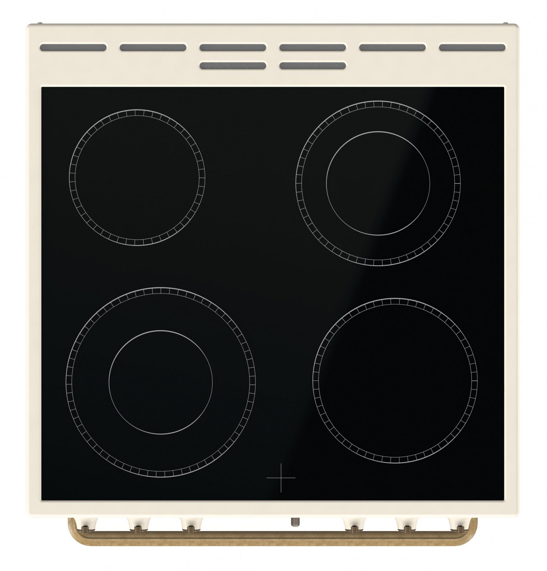 Кухонная плита Gorenje GECS6B70CLI бежевый