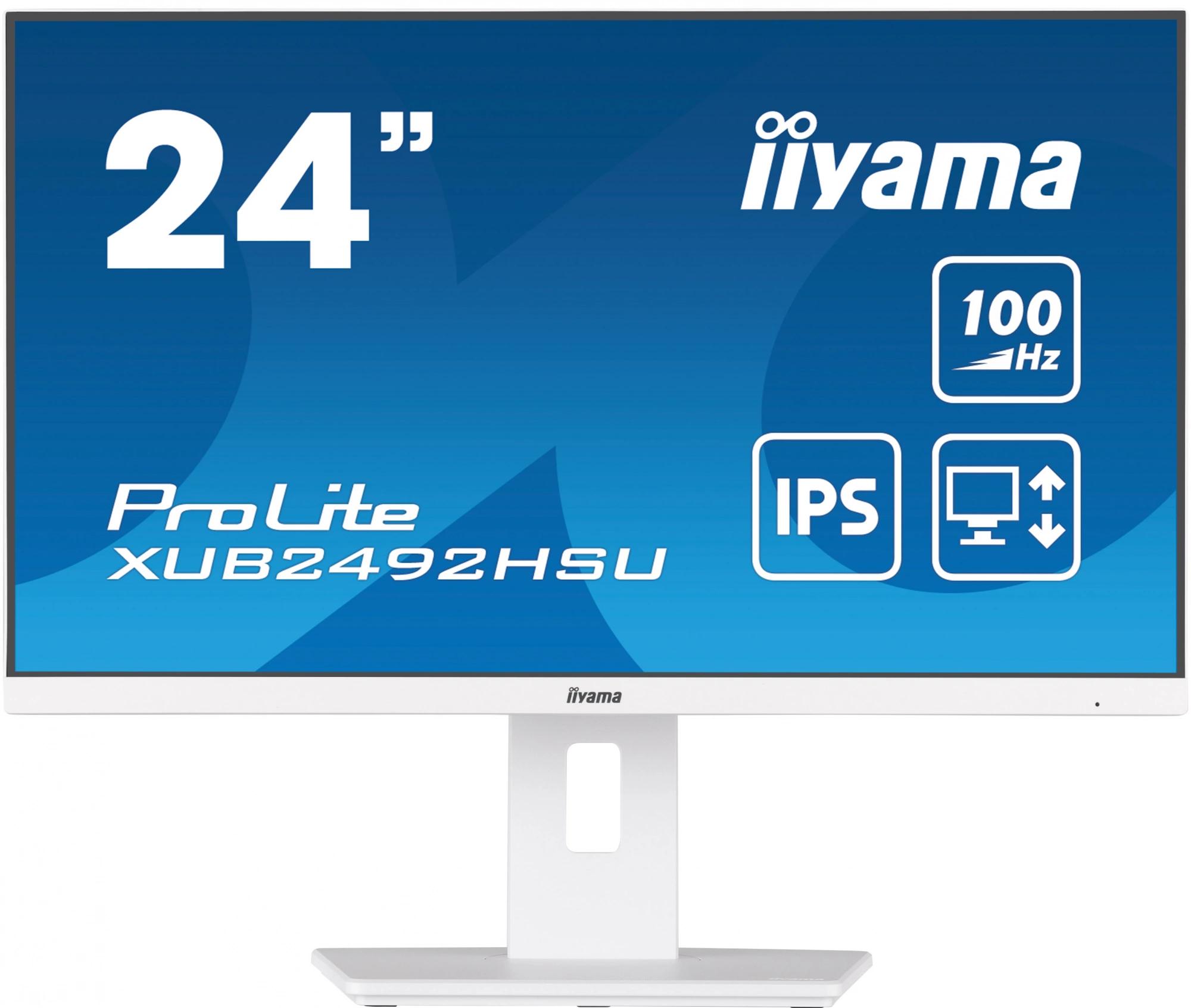 Монитор Iiyama ProLite XUB2492HSU-W6 белый