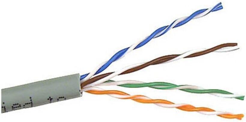 Кабель TWT TWT-5EUTP-PT-GY 305м серый