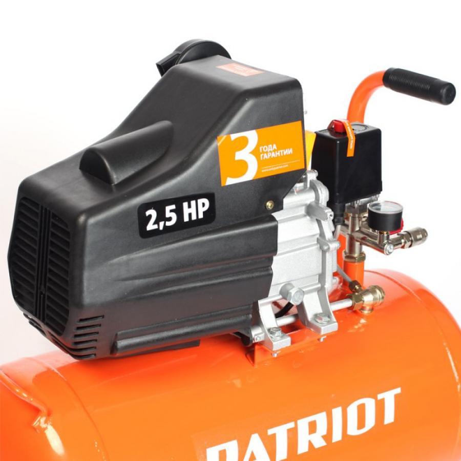 Компрессор Patriot EURO 50-260K оранжевый (525306316)