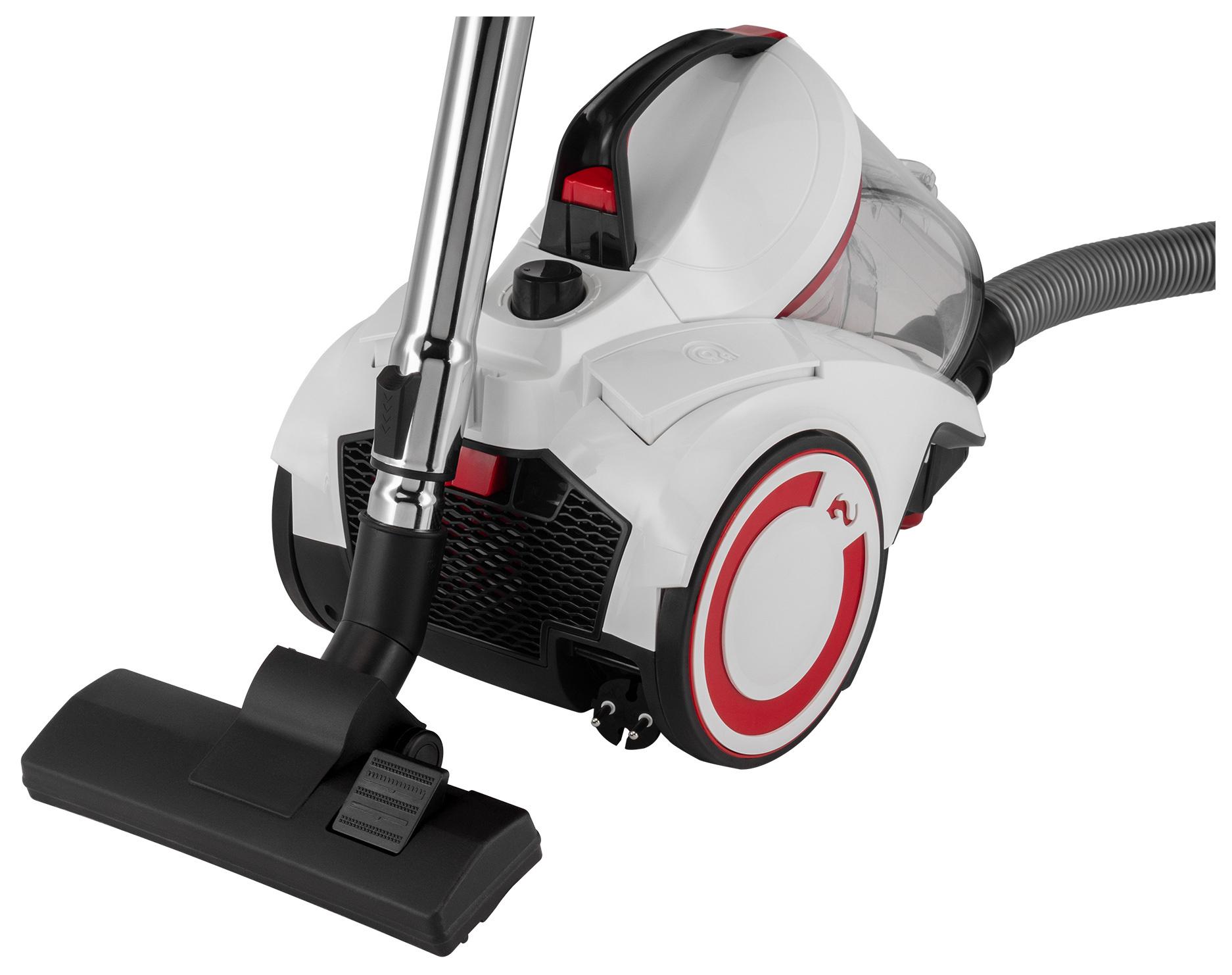 Пылесос StarWind SCV2082 белый/красный