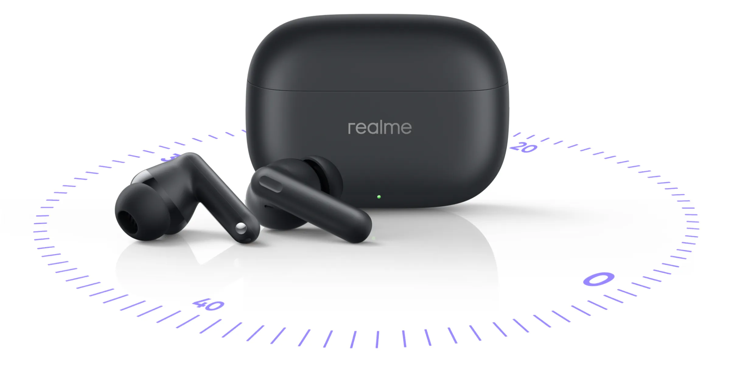 Наушники Realme Buds T310 черный (RMA2303)