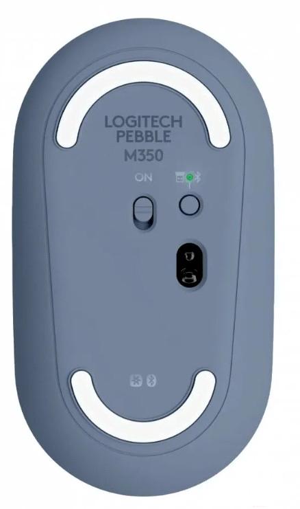 Мышь Logitech Pebble M350 Blueberry (910-006655)