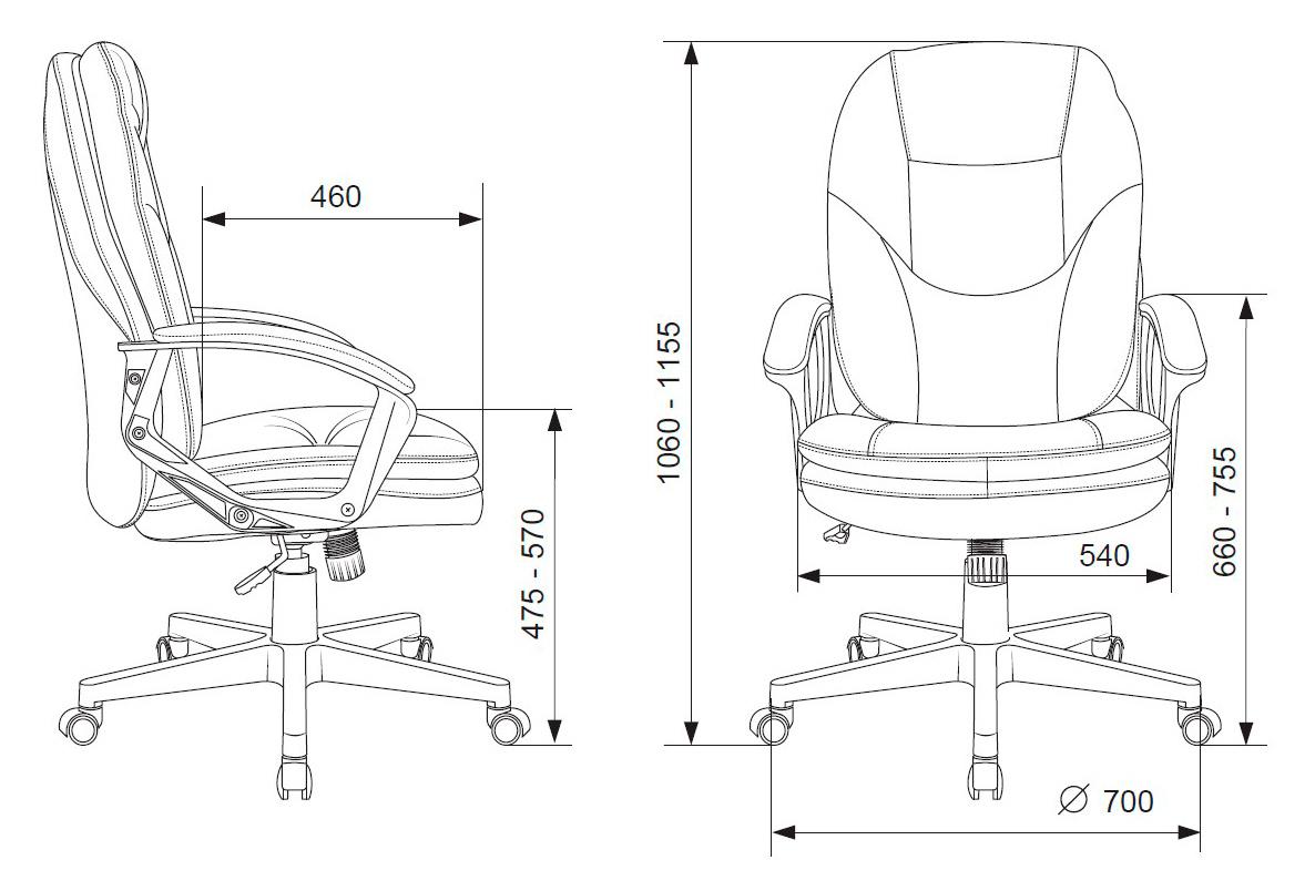 Офисное кресло Бюрократ CH-868N бежевый