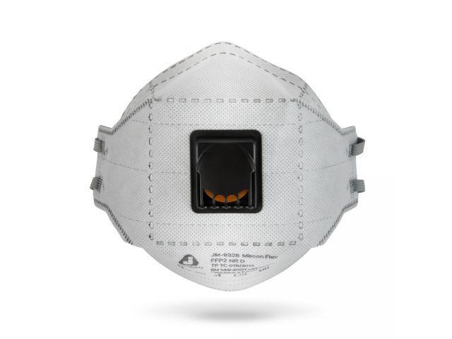 Респиратор JETA SAFETY JM-9326 складн. с клап. FFP2 (до 12 ПДК) (для сварки, с угольным фильтром)