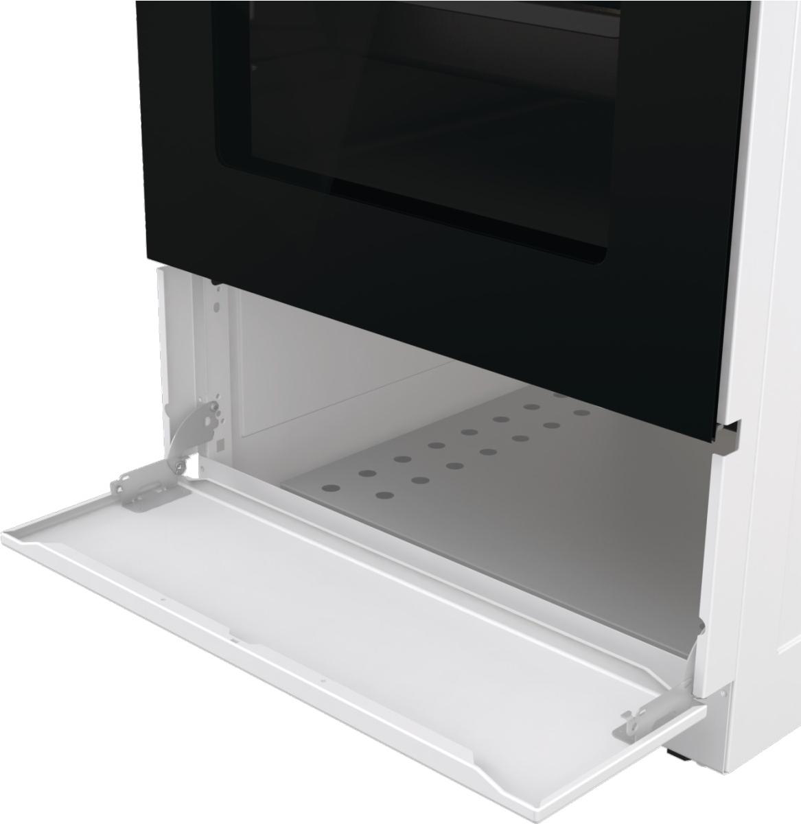 Кухонная плита Gorenje GEC5A41WG белый/черный
