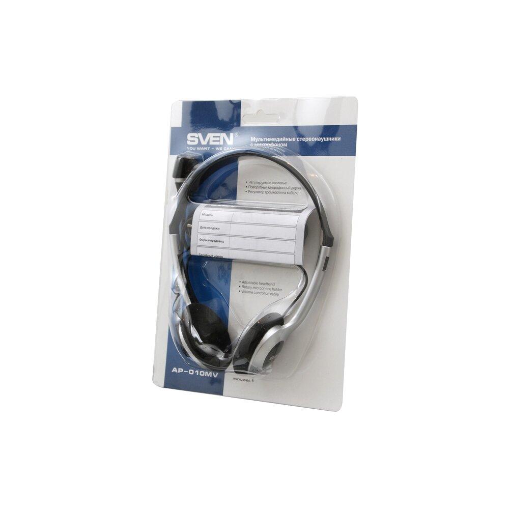 Гарнитура Sven AP-010MV Silver/Black (SV-0410010MV)