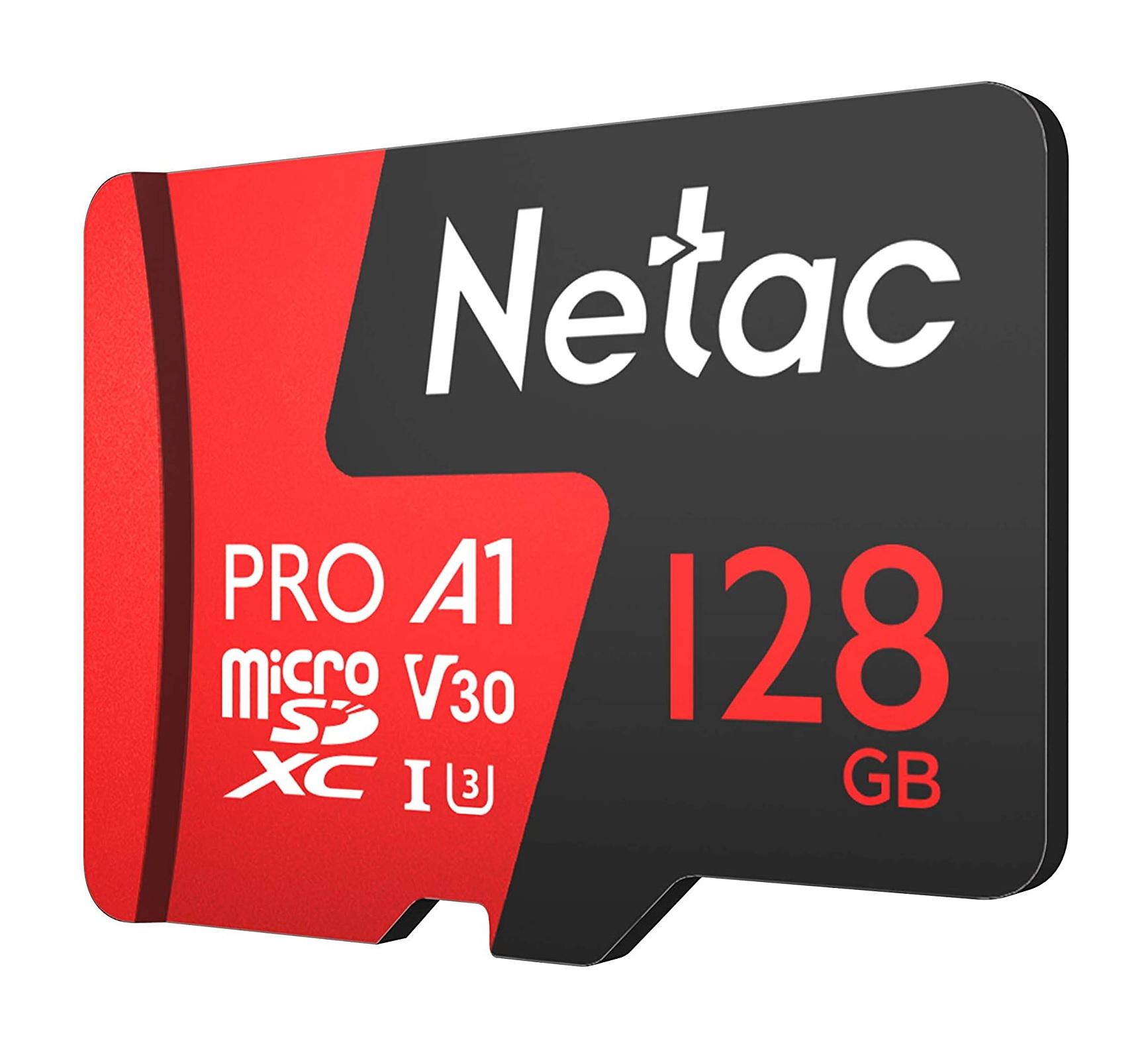 Карта памяти Netac MicroSD P500 Extreme Pro 128GB (NT02P500PRO-128G-S)
