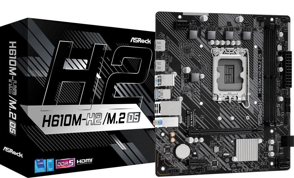 Материнская плата ASRock H610M-H2/M.2 D5 DDR5