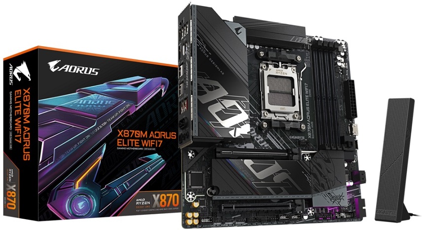 Материнская плата Gigabyte X870M Aorus Elite WF7