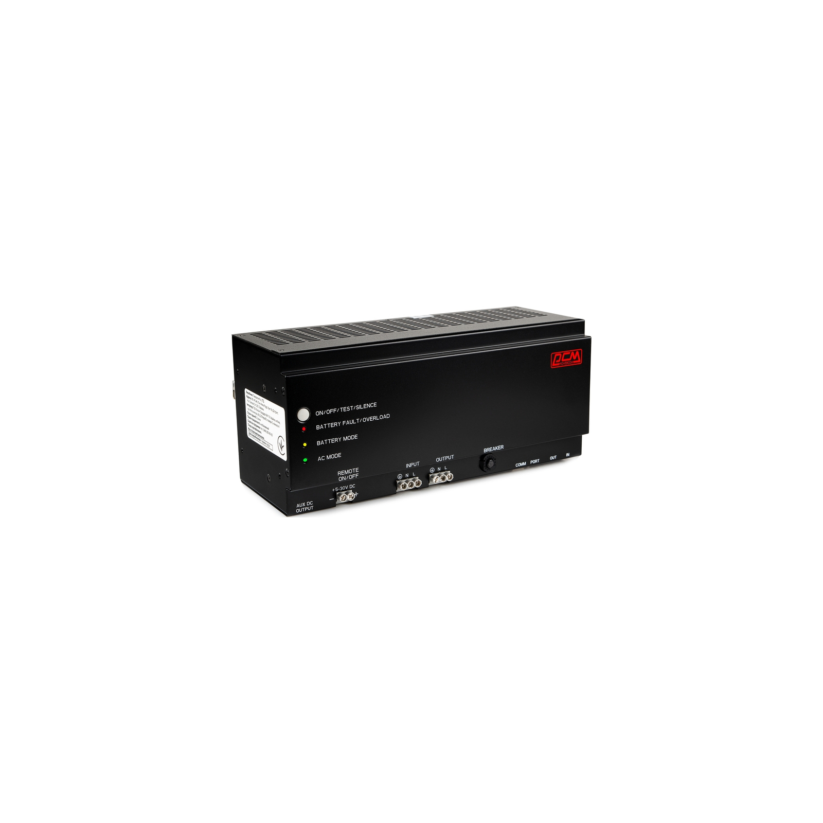 Источник бесперебойного питания PowerCom DRU-500 Gen2 черный