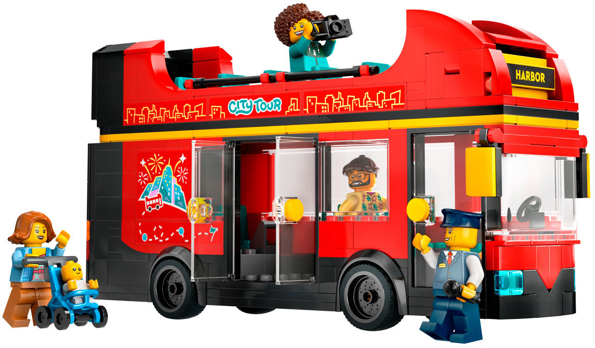 Конструктор Lego City Красный двухэтажный экскурсионный автобус (60407)