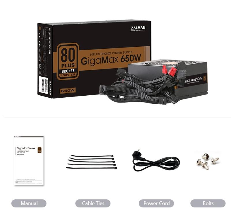 Блок питания Zalman GigaMax (ZM650-GVII)