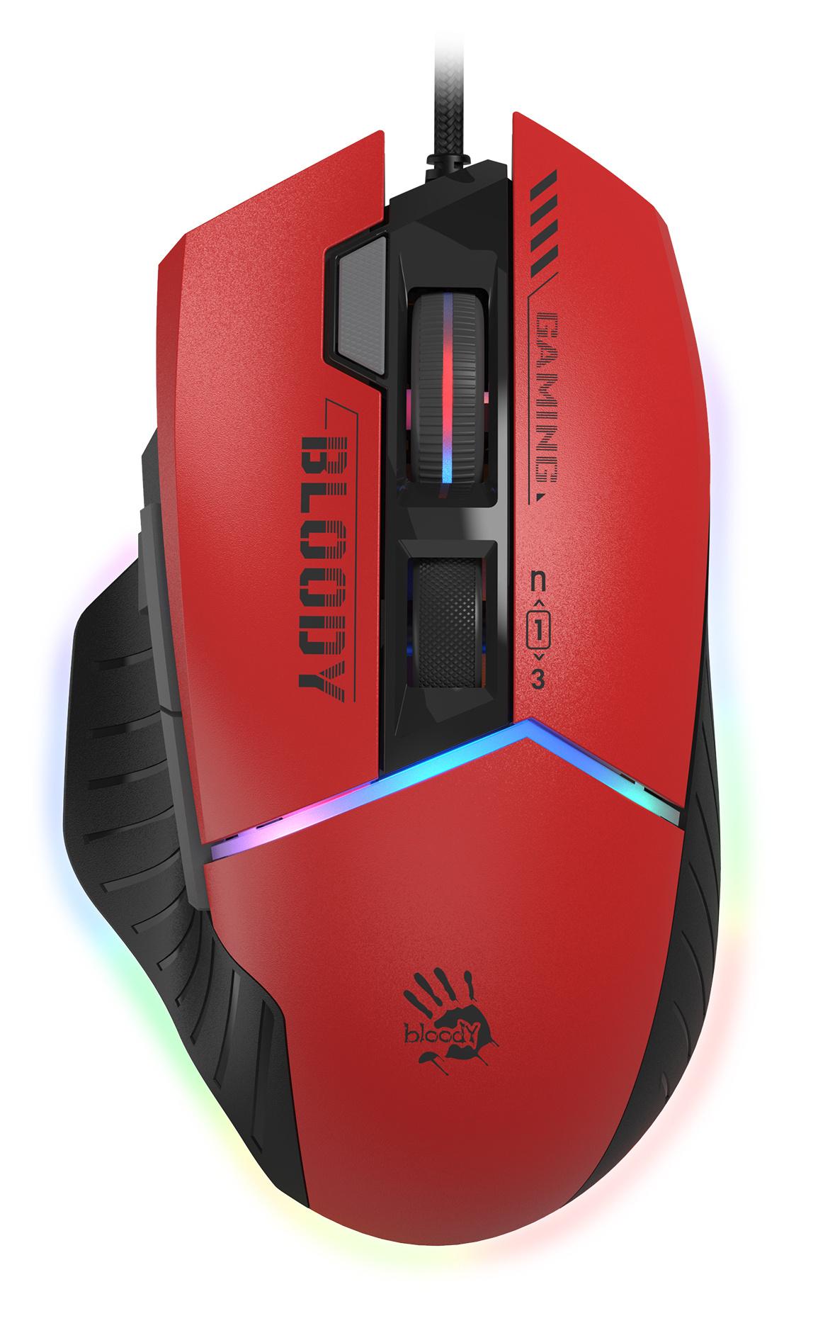 Мышь A4Tech Bloody W95 Max Sports Red