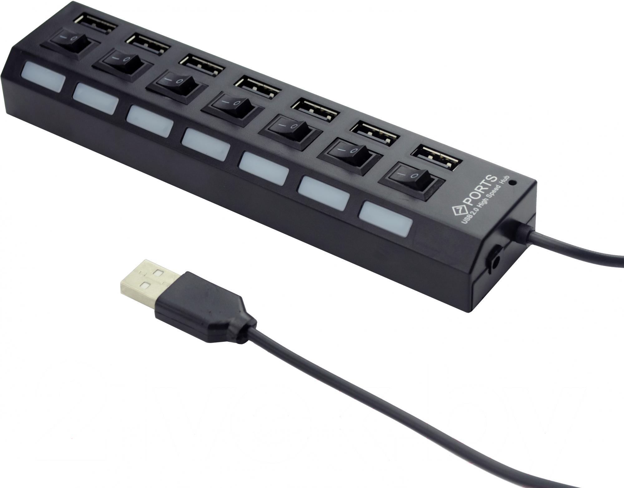 USB-хаб Gembird UHB-U2P7-02