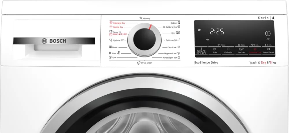 Стирально-сушильная машина Bosch WDS28460ME белый