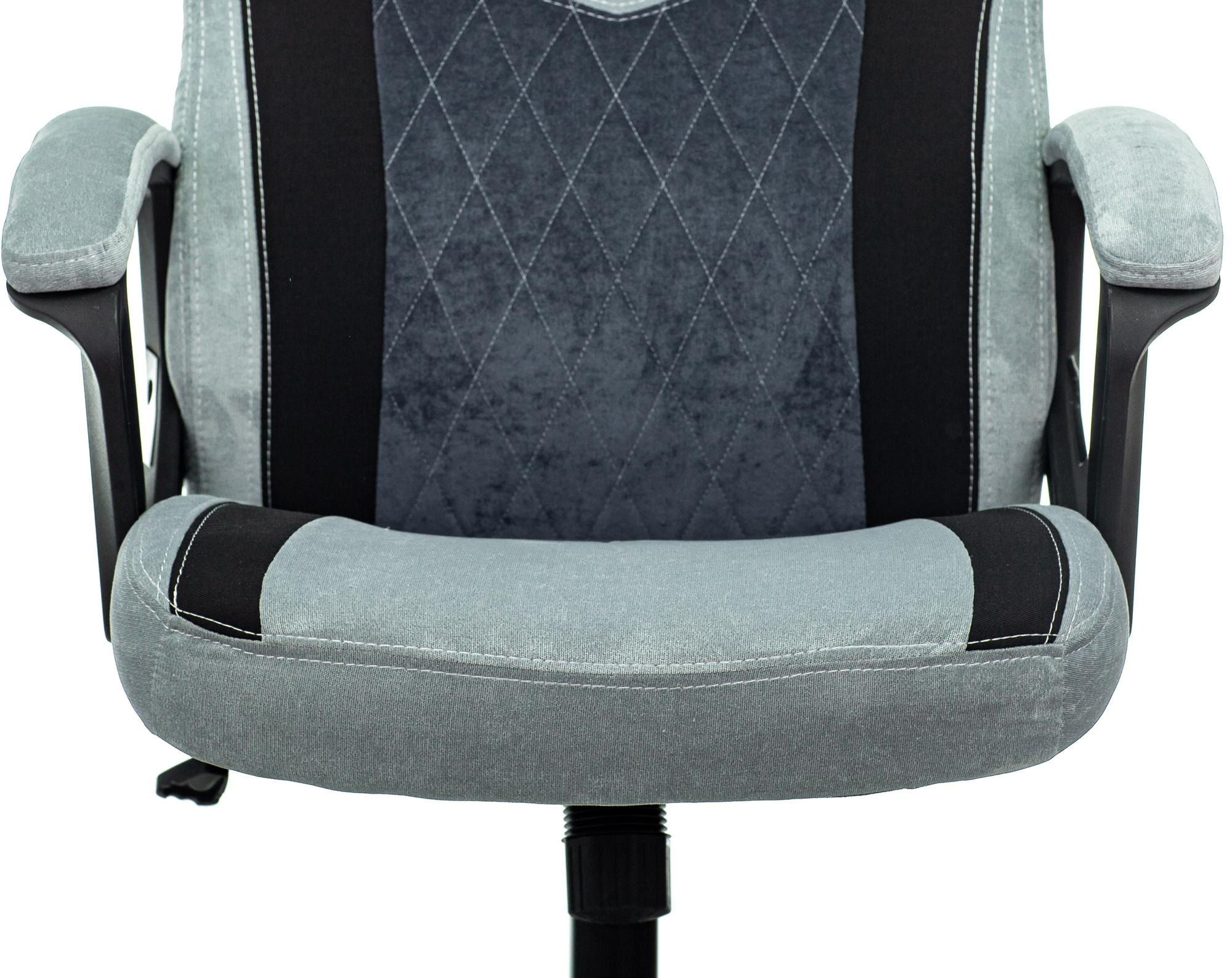 Геймерское кресло Бюрократ Viking 6 Knight BL Fabric голубой