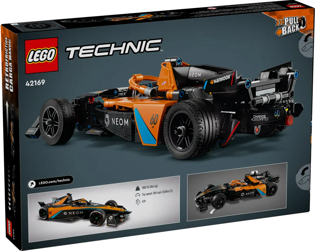 Конструктор Lego Technic Гоночный автомобиль NEOM McLaren Formula E (42169)