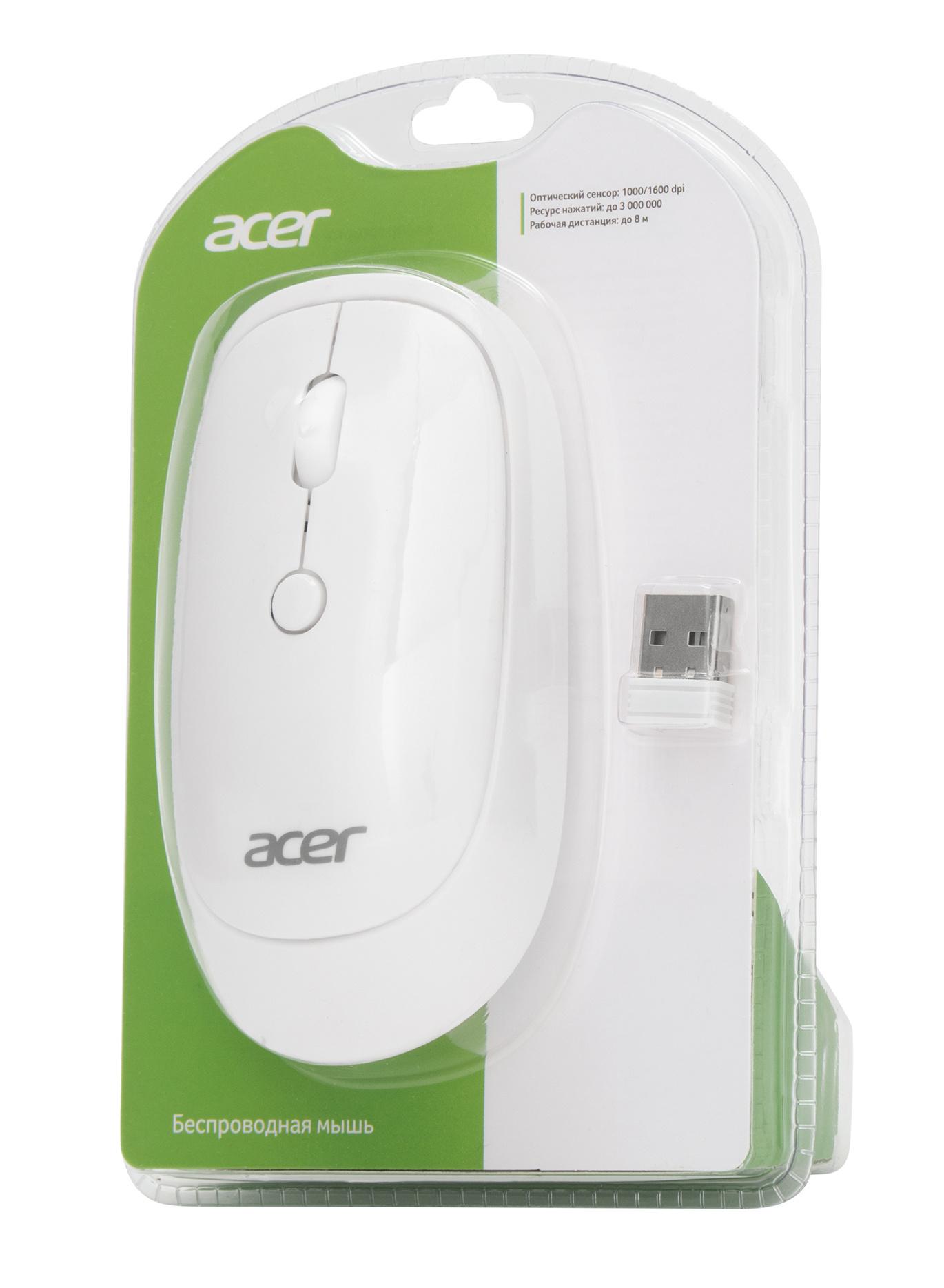 Мышь Acer OMR138 белый (ZL.MCEEE.01L)