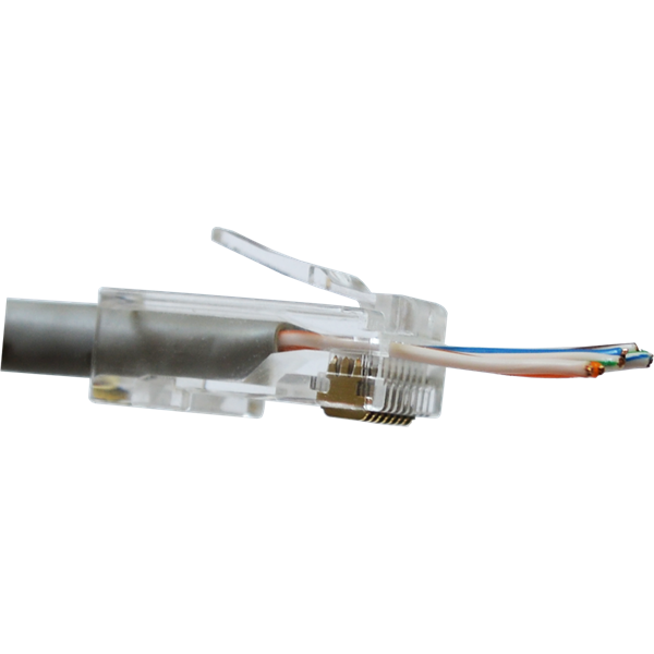 Коннектор Lanmaster LAN-EZ45-8P8C/U5E-100 100шт
