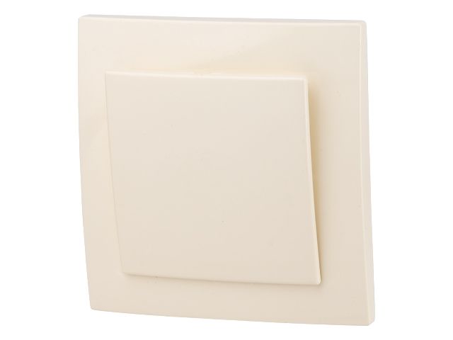 Выключатель 1 клав. (cкрытый, 6А) бежевый, Стандарт, Юпитер (VS 16-131-БЖ) (ЮПИТЕР)