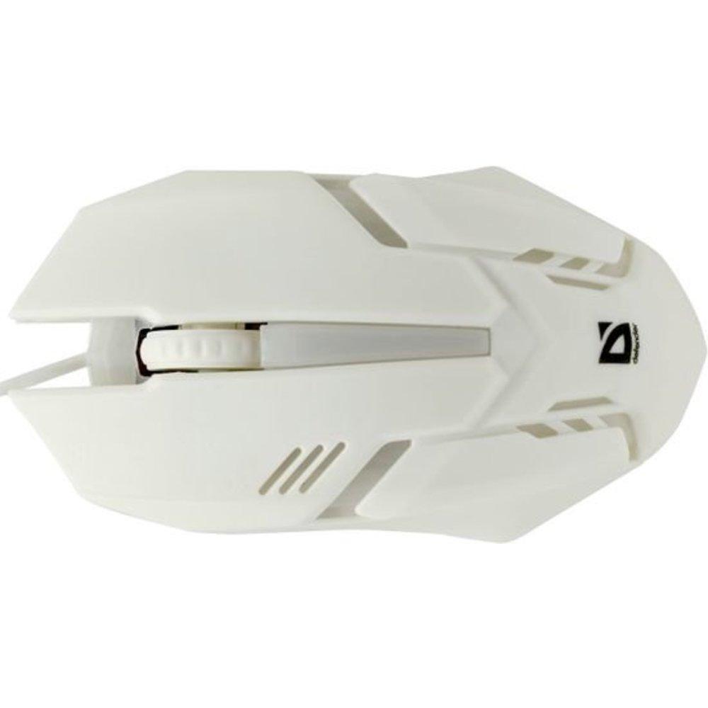 Мышь Defender Cyber MB-560L белый (52561)