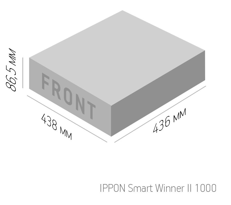 Источник бесперебойного питания Ippon Smart Winner II 1000 (1192977)