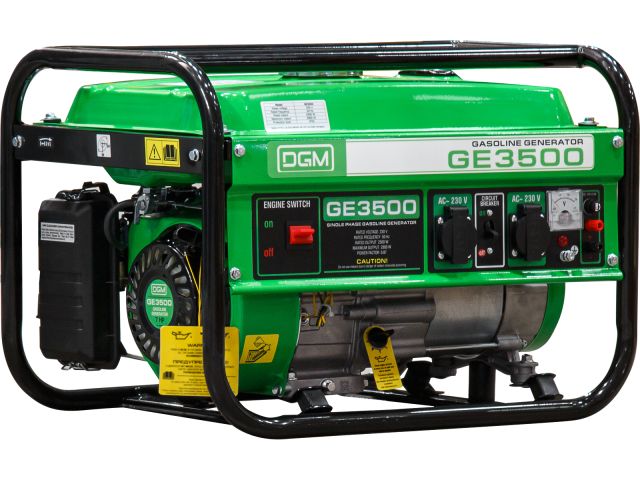 Электростанция (генератор бензиновый) DGM GE3500 (2,8 кВт, 230 В, вес 37,4 кг)