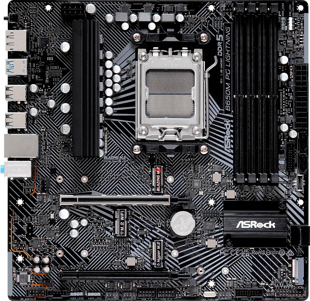 Материнская плата ASRock B650M PG Lightning DDR5