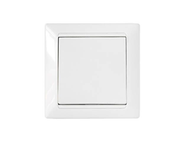 Выключатель 1 клав. с самовозвратом (скрытый, 10А) белый, Стиль, Byletrica (BYLECTRICA)