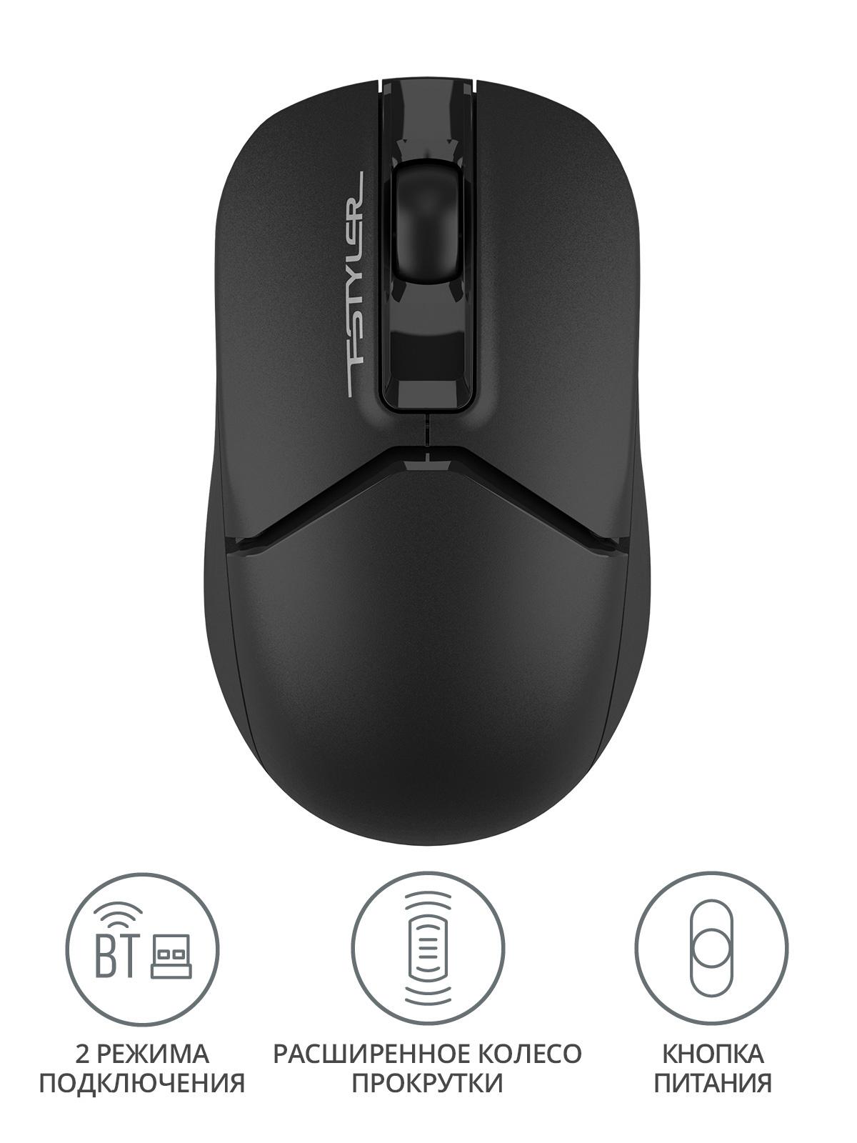 Мышь A4Tech Fstyler FB12 черный