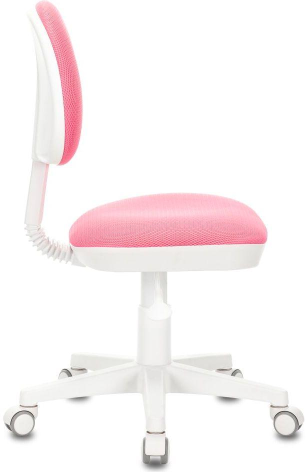 Кресло детское Бюрократ KD-3/WH/TW-13A белый/розовый