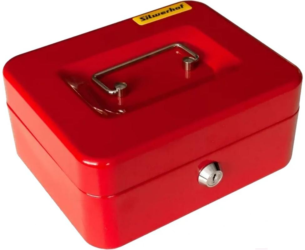 Ящик для денег Silwerhof 90x200x160 красный