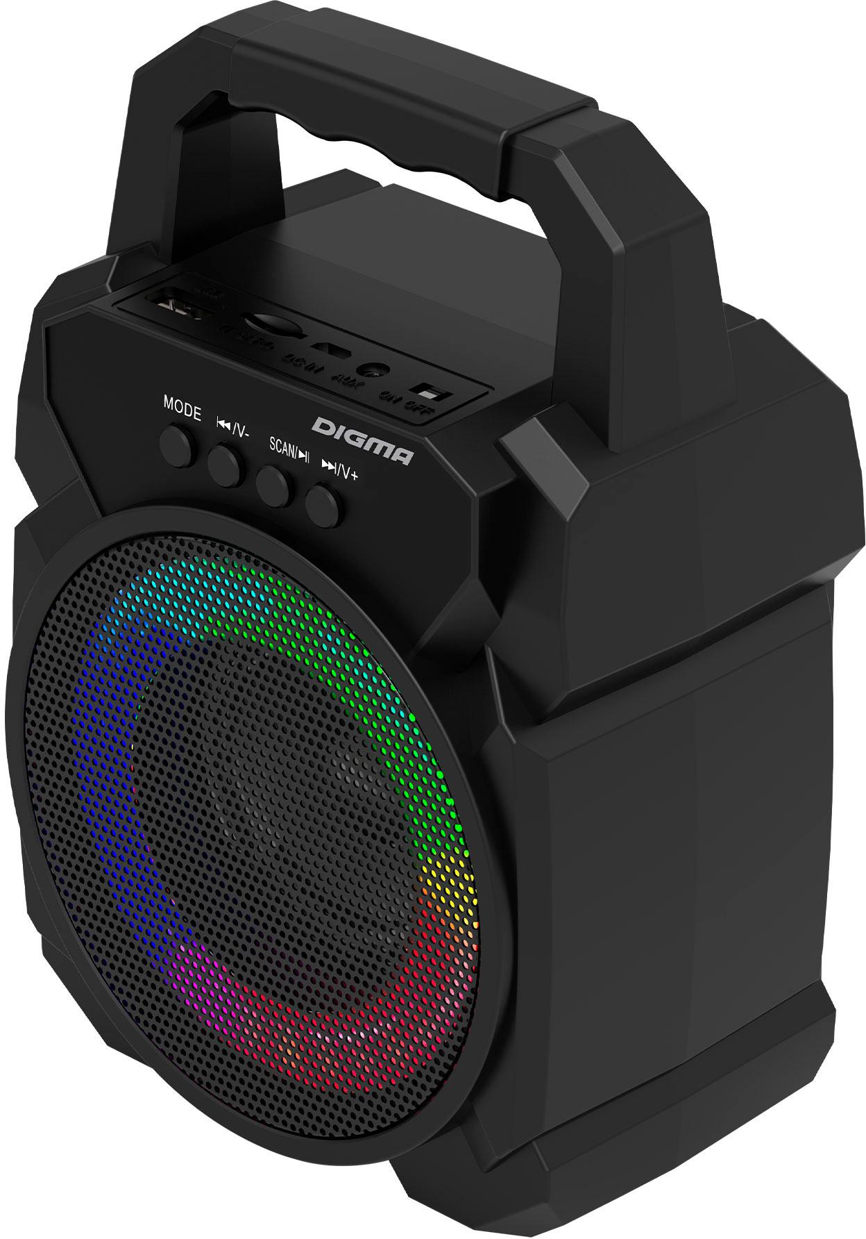 Портативная колонка Digma D-PS1500 черный